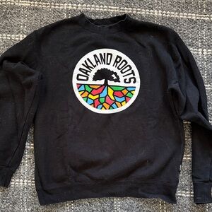 Oaklandish Black Sweatshirt - Oakland Roots. Women’s Medium